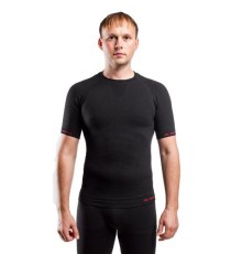 Футболка мужская Abel/ кор. рукав/ синтетика/ черный/ S-M, Abel9090SM