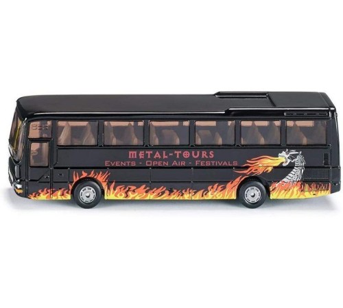 Автобус Siku 1624 MAN туристический 1/87, 29.5 см, черный