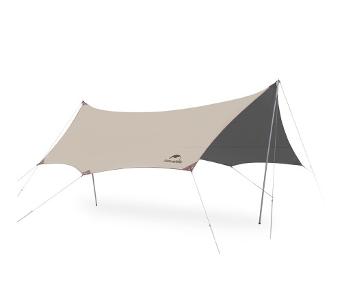 Тент Naturehike Cloud Skies Tarp C2350WS010 150D 550*465 см песочный, 6927595796481