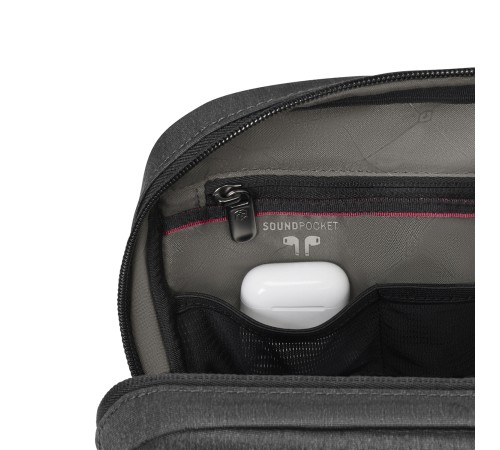 Сумка через плечо VICTORINOX Architecture Urban 2 Crossbody Bag,серый, полиэстер/кожа, 9x22x28 см,6л