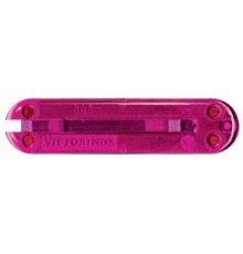 Задняя накладка для ножей VICTORINOX 58 мм, пластиковая, полупрозрачная розовая