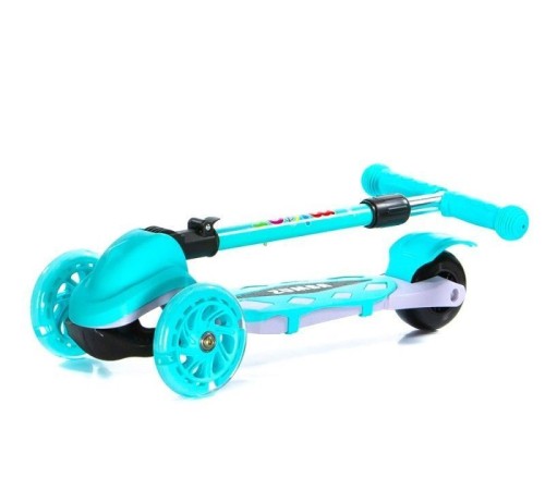 Самокат трехколесный Zumba  (голубой)
