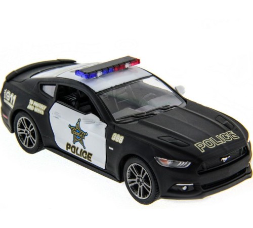 Машина Kinsmart 1:38 Ford Mustang GT 2015 (Police) инерция (1/12шт.) б/к