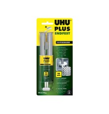 Клей универсальный эпоксидный UHU Plus endfest 90 мин, 25г в шприце