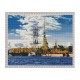 Картина мозаикой с нанесенной рамкой 40х50 САНКТ-ПЕТЕРБУРГ. ПЕТРОПАВЛОВСКАЯ КРЕПОСТЬ (36 цветов)