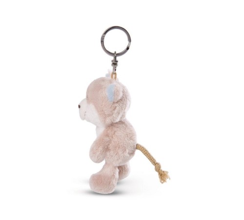 Мягкая игрушка NICI Снежная лиса, брелок 10 см