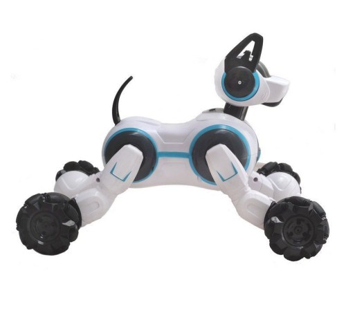 Робот собака-перевертыш SYRCAR 666-800A Stunt Dog с пультом в виде наручных часов