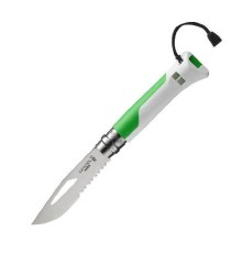 Нож Opinel №8 Fluo Green, зеленый, 002319