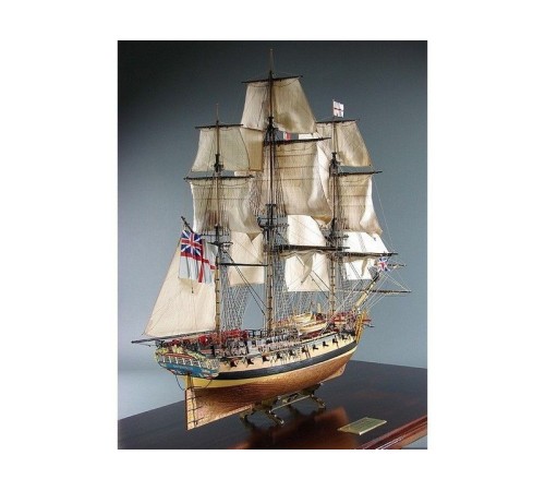 Сборная картонная модель Shipyard фрегат HMS Enterprize (№69), 1/96