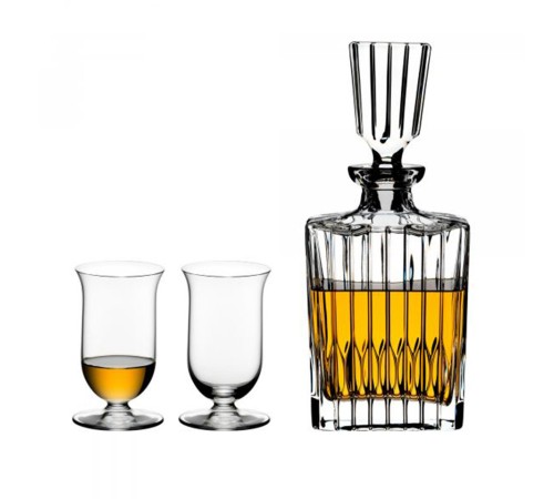 Штоф и 2 бокала для виски Riedel Single Malt Whisky