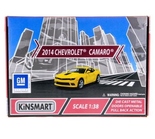 Машина Kinsmart 1:38 Chevrolet Camaro б/к