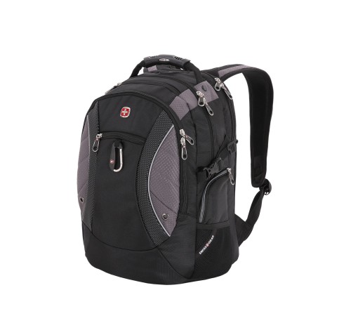 Рюкзак SWISSGEAR, 15'' , чёрный/серый, полиэстер 900D, 35х23х48 см, 39 л