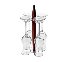 Набор бокалов для граппы Legnoart Grappa на подставке 4шт.