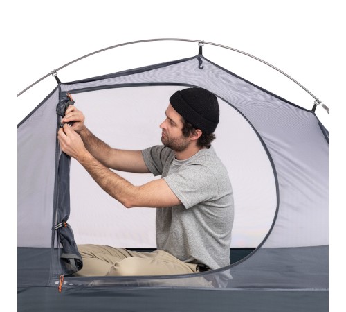 Палатка 1-местная Naturehike сверхлегкая + коврик NH18A095-D, 20D, синий, 6927595737743
