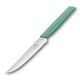 Нож для стейка и пиццы VICTORINOX Swiss Modern, 12 см, с волнистой кромкой, мятно-зелёный