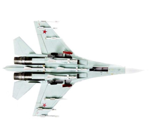 Сборная модель ZVEZDA Российский многоцелевой истребитель Су-27СМ, подарочный набор, 1/72