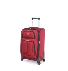Чемодан SWISSGEAR SION, бордовый, полиэстер 750x750D добби, 35 x 25 x 55 см, 24 л