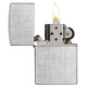 Зажигалка ZIPPO Classic с покрытием Brushed Chrome, латунь/сталь, серебристая, матовая, 38x13x57 мм