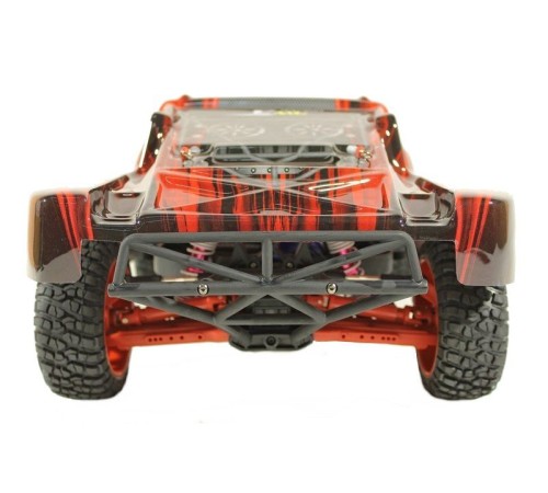 Радиоуправляемый шорт-корс Remo Hobby 9EMU Brushless (красный) 4WD 2.4G 1/8 RTR