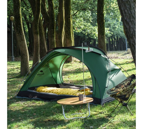 Палатка Naturehike Bear-UL2 NH20ZP108 20D двухместная, зеленая, 6927595747711
