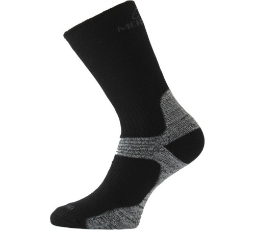 Носки Lasting WSB 908, wool+polypropylene, черный/серый, размер XL, WSB908XL