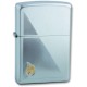 Зажигалка ZIPPO Zippo Flame, с покрытием Satin Chrome™, латунь/сталь, серебристая, 38x13x57 мм