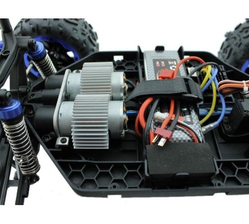 Радиоуправляемый монстр Remo Hobby Dinosaurs Master TWINS MOTOR (красный) 4WD 2.4G 1/8 RTR