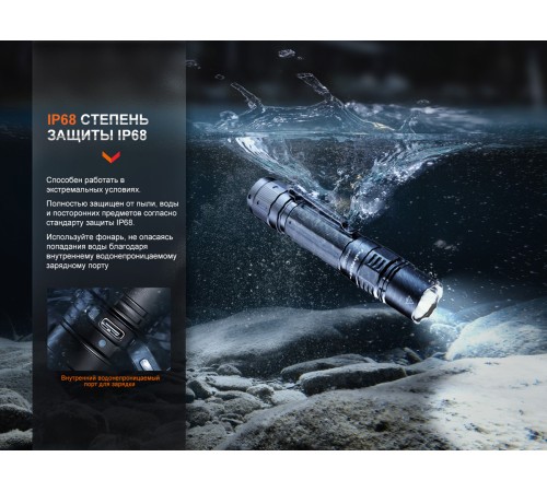 Тактический фонарь Fenix PD36R Pro, PD36RPRO