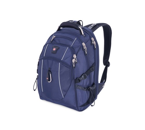 Рюкзак WENGER,15”, синий/серебристый, полиэстер 900D/М2 добби, 34x23x48 см, 38 л