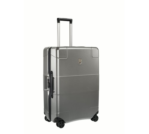 Чемодан VICTORINOX Lexicon, серый, 100% поликарбонат, 45x28x68 см, 73 л