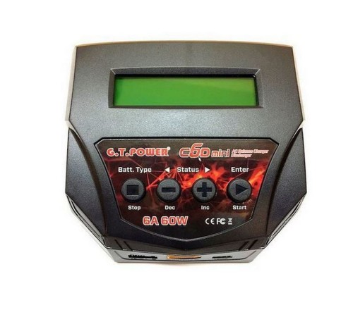 Универсальное зарядное устройство G.T.Power C6D Mini 60W, 220В, 6A