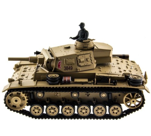 Радиоуправляемый танк Heng Long Panzer III type H Original V6.0  2.4G 1/16 RTR