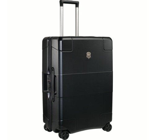 Чемодан VICTORINOX Lexicon, чёрный, 100% поликарбонат, 45x28x68 см, 73 л