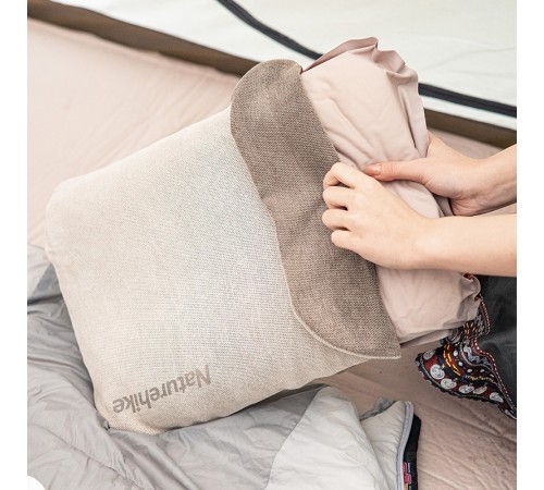 Чехол на туристическую подушку Naturehike Silent Beige for Glamping/Camping/Travel/Office/Car, 6927595709399
