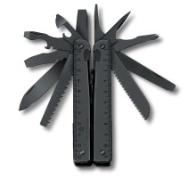 Мультитул VICTORINOX SwissTool BS, 115 мм, 286 г, 29 функций, чёрный, в нейлоновом чехле
