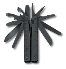 Мультитул VICTORINOX SwissTool BS, 115 мм, 286 г, 29 функций, чёрный, в нейлоновом чехле