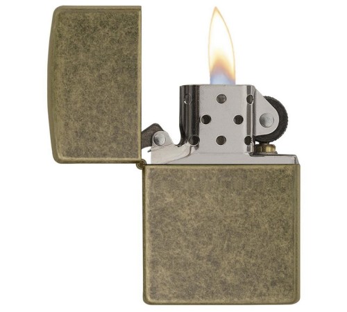 Зажигалка ZIPPO, с покрытием Anitque Brass™, медь/сталь, матовая, 38x13x57 мм