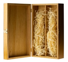 Сет Addwood из древесины дуба для двух бутылок 