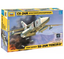 Сборная модель ZVEZDA Фронтовой бомбардировщик Су-24М, 1/72