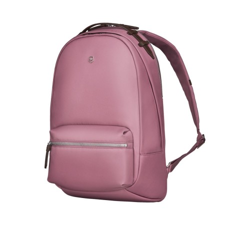 Рюкзак VICTORINOX Victoria Classic Business Backpack 15.4, пурпурно-розовый, нейлон/кожа, 27x21x41 см