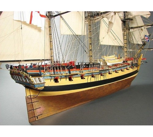 Сборная картонная модель Shipyard фрегат HMS Enterprize (№69), 1/96