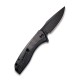 Складной нож CIVIVI Baklash 9Cr18MoV Steel Black Stonewashed Handle G10 Black Carbon