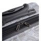 Чемодан WENGER CASCADE, белый с принтом, АБС-пластик, 35 x 23 x 49 см, 39 л