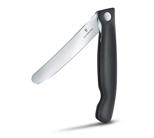 Нож для овощей VICTORINOX SwissClassic, складной, 11 см, чёрный