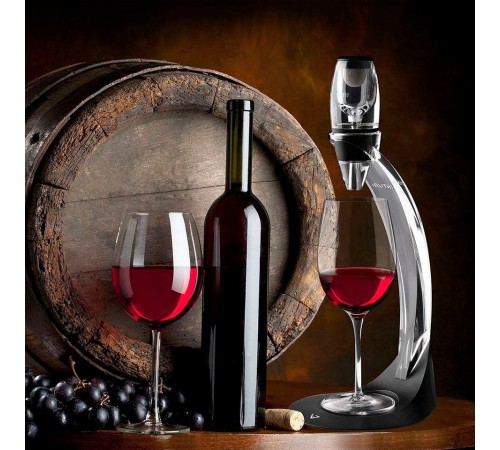 Подарочный набор с Аэратором на подставке для красного вина Vinturi Red Wine Aerator & Tower Set