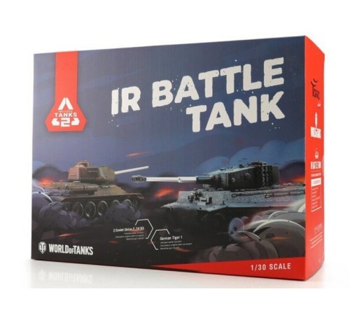 Радиоуправляемый танковый бой Torro Т34/85 и Tiger 1 1/30, RTR