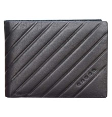 Кошелёк Cross Grabado, кожа наппа, фактурная, чёрный, 11 х 1,5 х 9,5 см