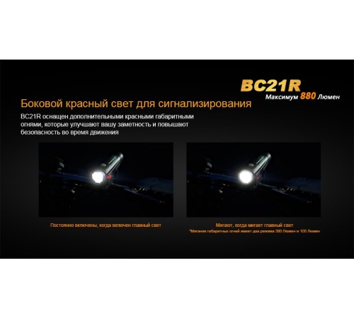Велофара Fenix BC21R XM-L2 T6 natural white LED