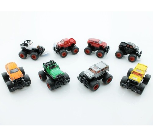 Машина инерционная KLX500-113 Raptor SUV Bigfoot 4WD (в асс., 8 шт./кор.)