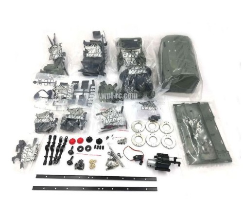 Радиоуправляемая машина WPL УРАЛ (зеленый) 6WD 2.4G 1/16 KIT